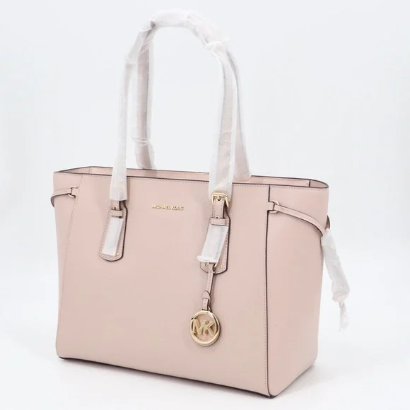 Brand New Michael Kors Voyager Saffiano Leather Tote Pink